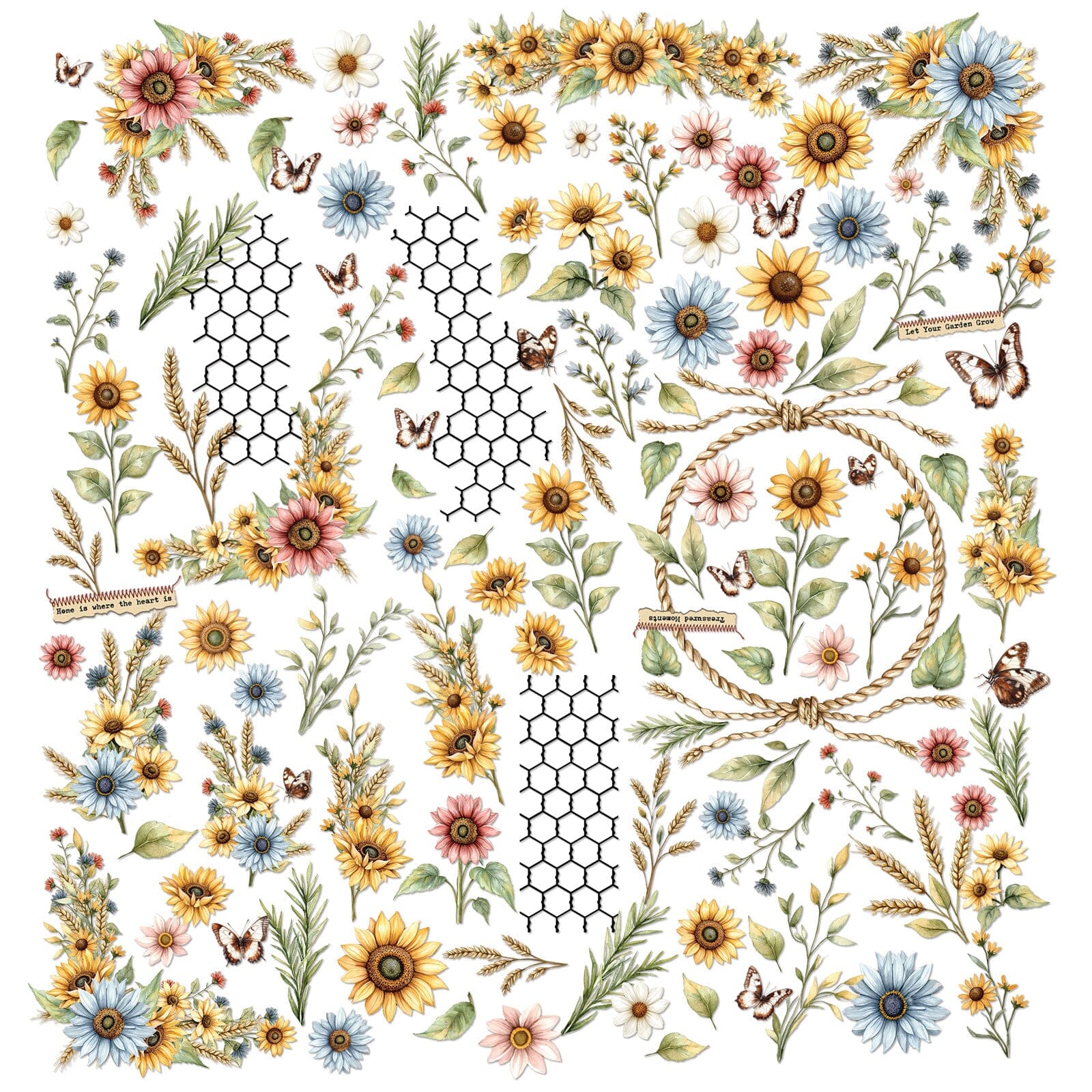 49 and Market Whispering Way Laser Cut Wildflowers Surfaces 49 and Market 