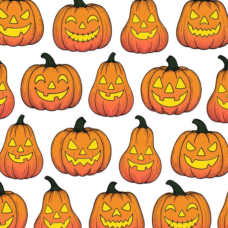 Simon Hurley create. Peel-Apart Rubber Background Stamp - Jack O' Lanterns Stamps Simon Hurley 