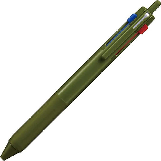 Uni-ball JetStream 3 Color 0.7mm Ballpoint Pen - Dark Olive Writing & Coloring UniBall 
