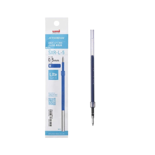Uni-ball Jetstream SXR-L-5 Lite Touch Ink Refill Writing & Coloring Sakura Blue 