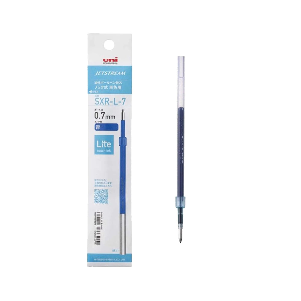 Uni-ball Jetstream SXR-L-7 Lite Touch Ink Refill Writing & Coloring Sakura Blue 