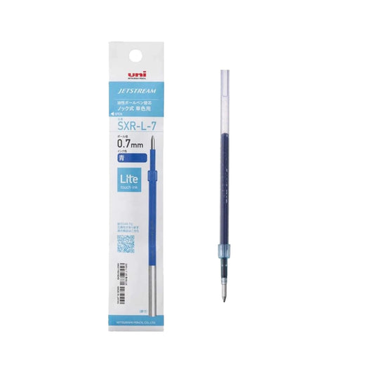 Uni-ball Jetstream SXR-L-7 Lite Touch Ink Refill Writing & Coloring Sakura Blue 