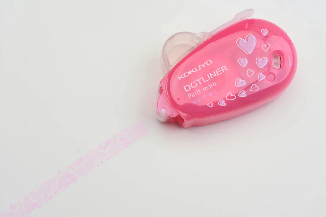 KOKUYO Dotliner Petit More Tape Runner - Permanent Adhesive Patterns 3pk Tools & Accessories Kokuyo 