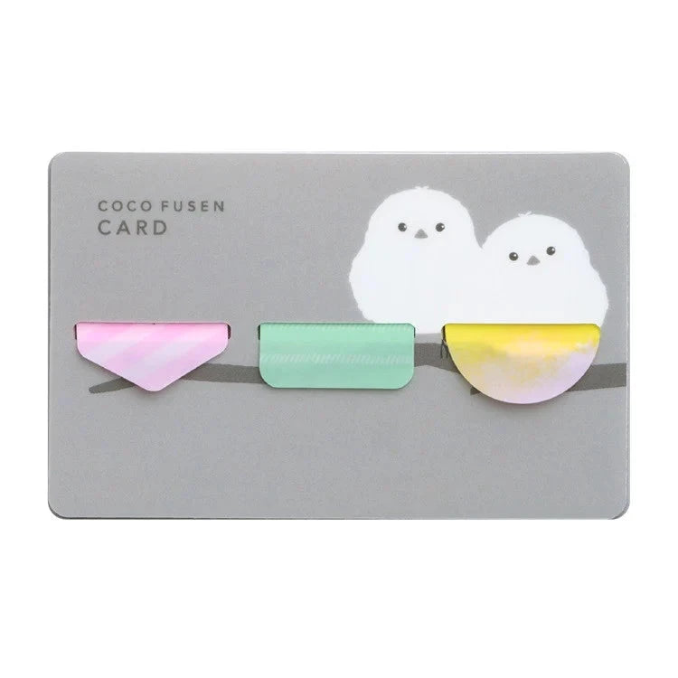 Kanmido Coco Fusen Card Index Tabs Animal Collection Tools & Accessories Kanmido 