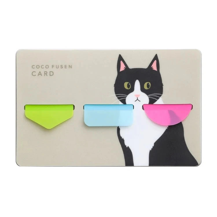 Kanmido Coco Fusen Card Index Tabs Animal Collection Tools & Accessories Kanmido 