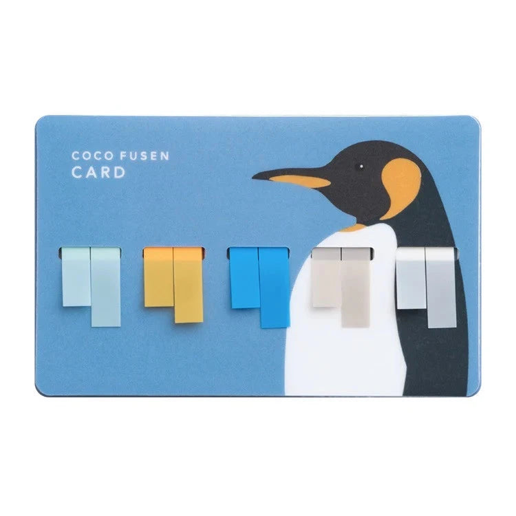 Kanmido Coco Fusen Card Index Tabs Animal Collection Tools & Accessories Kanmido 