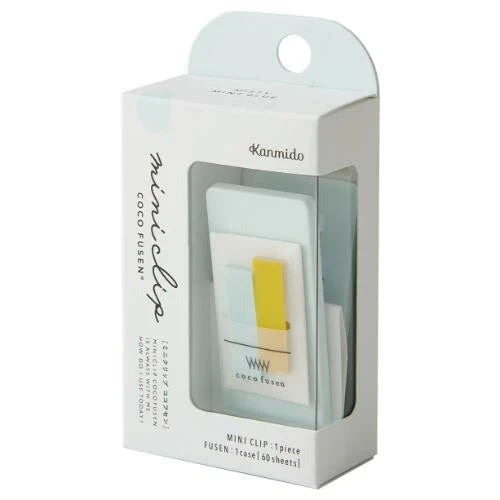 Kanmido Mini Clip Coco Fusen Sticky Notes - Misty Mint Blue Tools & Accessories Kanmido 