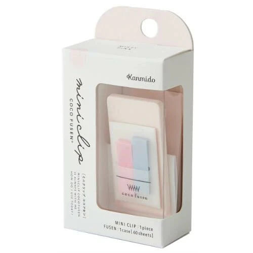 Kanmido Mini Clip Coco Fusen Sticky Notes - Misty Pink Tools & Accessories Kanmido 