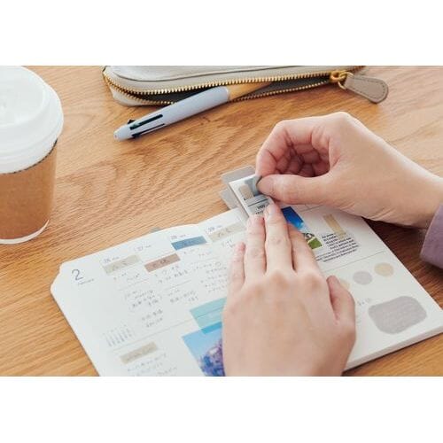 Kanmido Mini Clip Coco Fusen Sticky Notes - Misty Purple Tools & Accessories Kanmido 