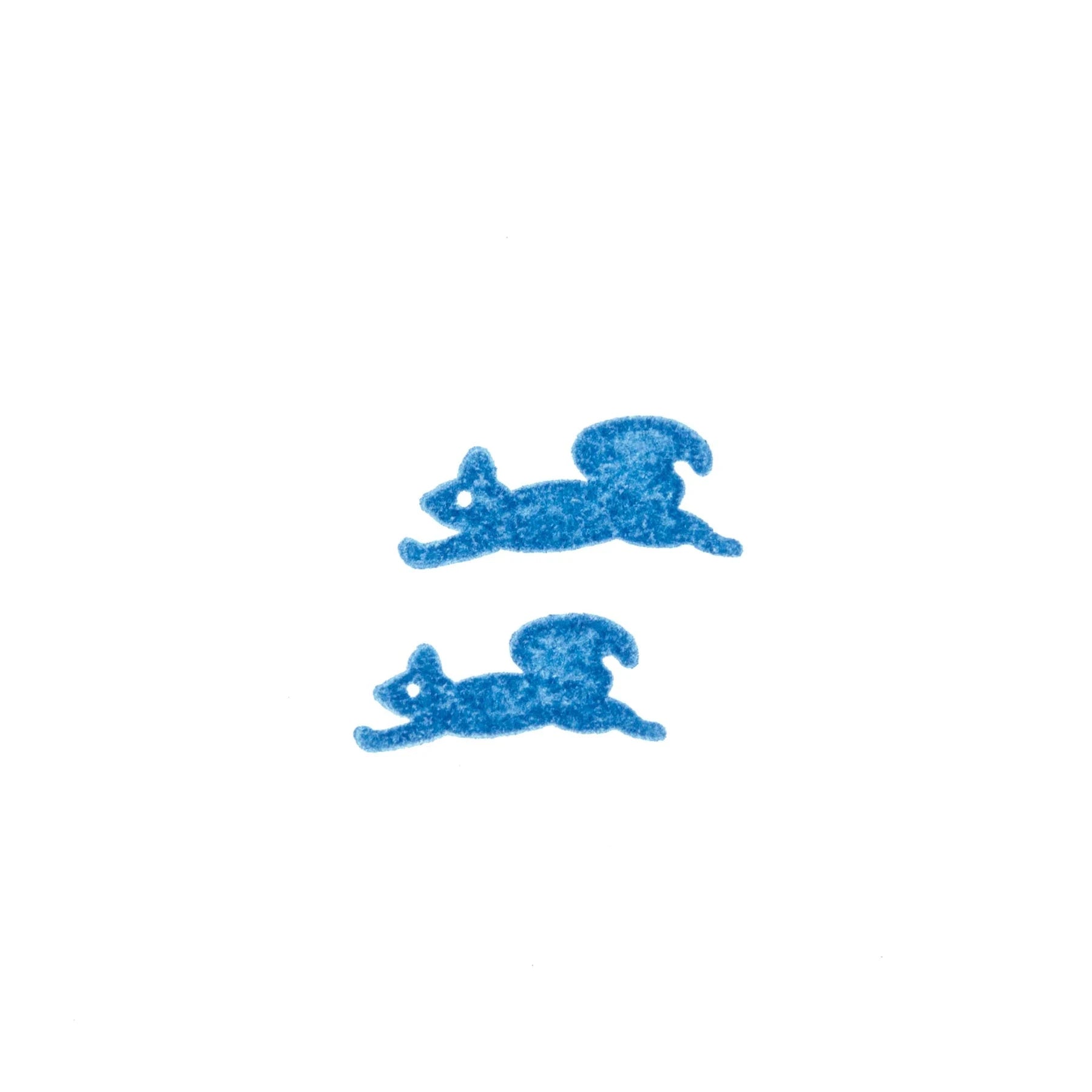 King Jim Kori Jirushi Transparent Ice Stamp - Small Size Squirrel Stamps King Jim 