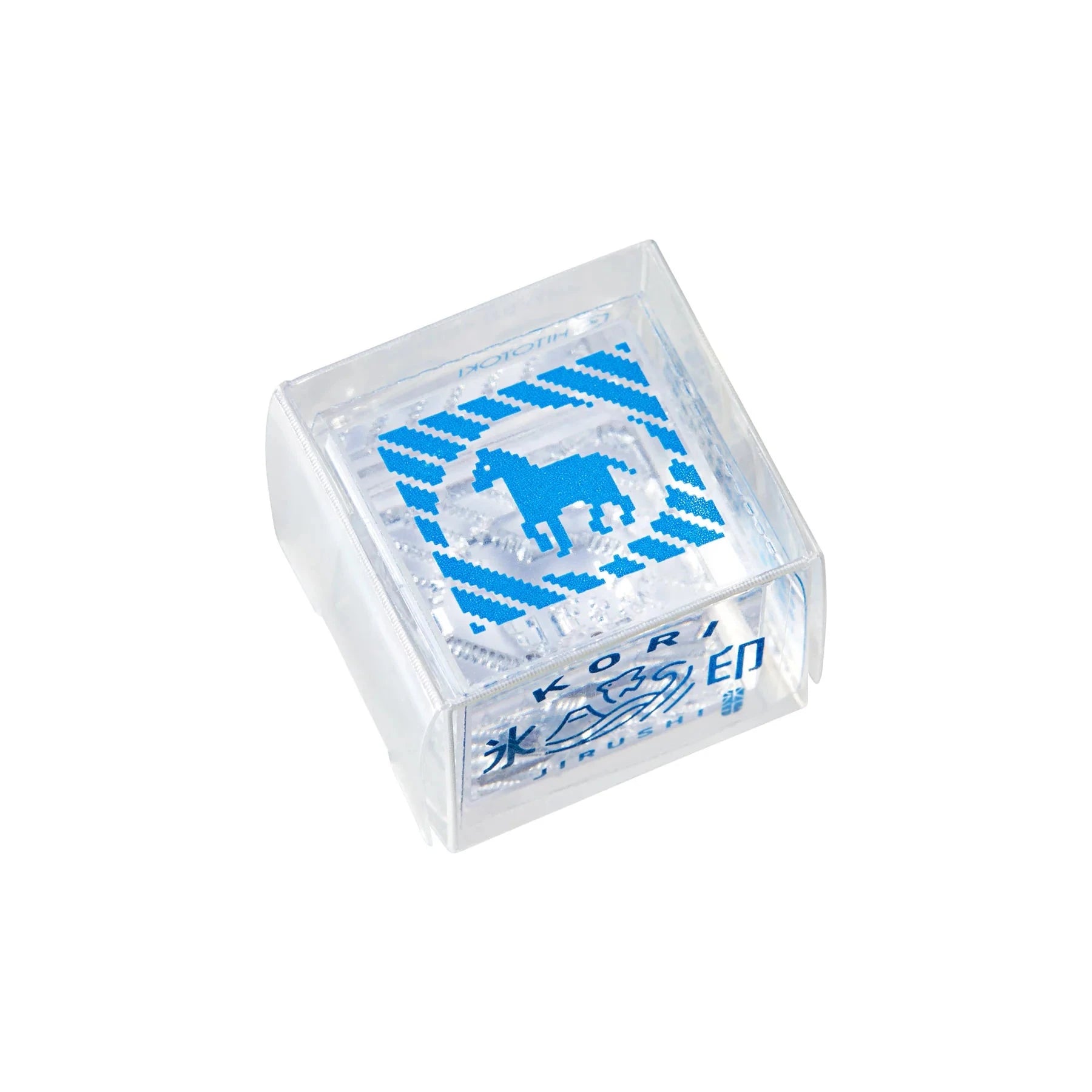 King Jim Kori Jirushi Transparent Ice Stamp - Small Size Horse Stamps King Jim 