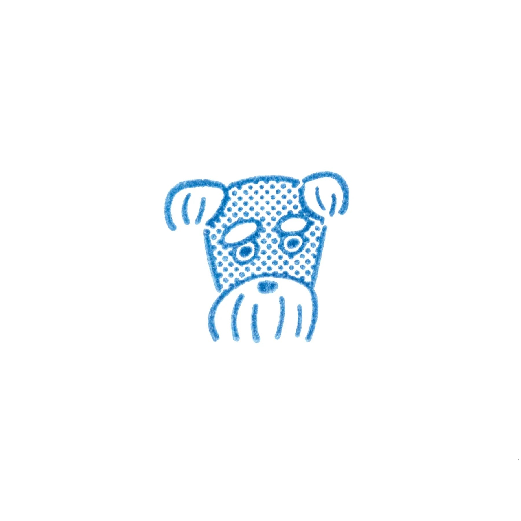 King Jim Kori Jirushi Transparent Ice Stamp - Small Size Schnauzer Stamps King Jim 