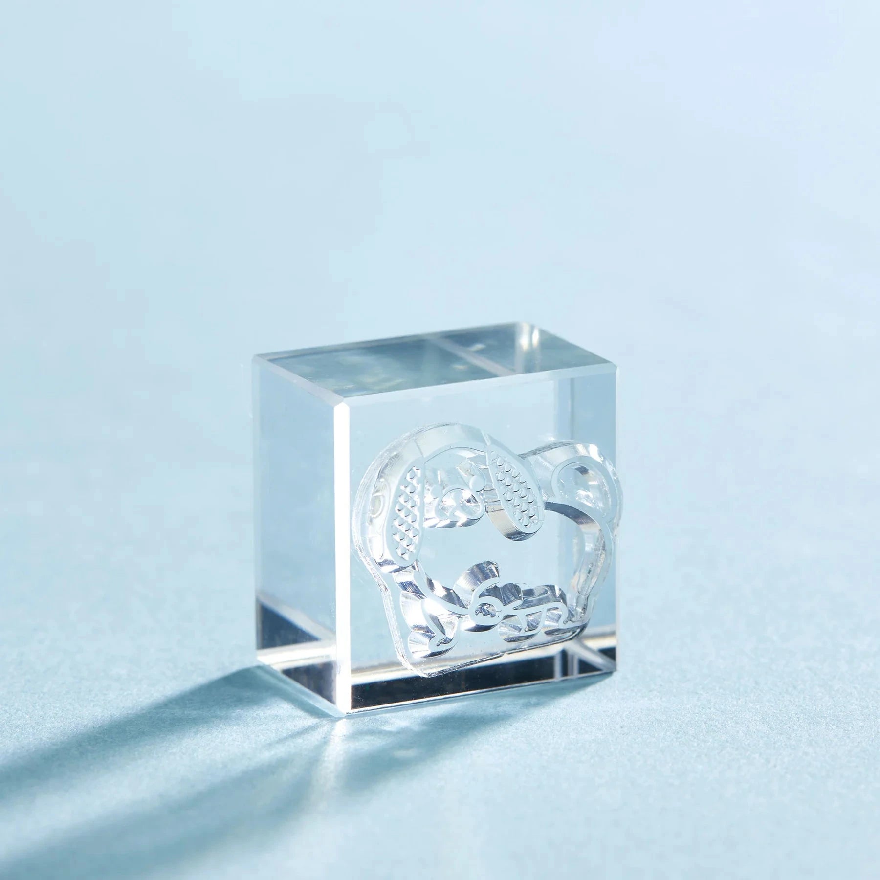 King Jim Kori Jirushi Transparent Ice Stamp - Small Size Pekingese Stamps King Jim 