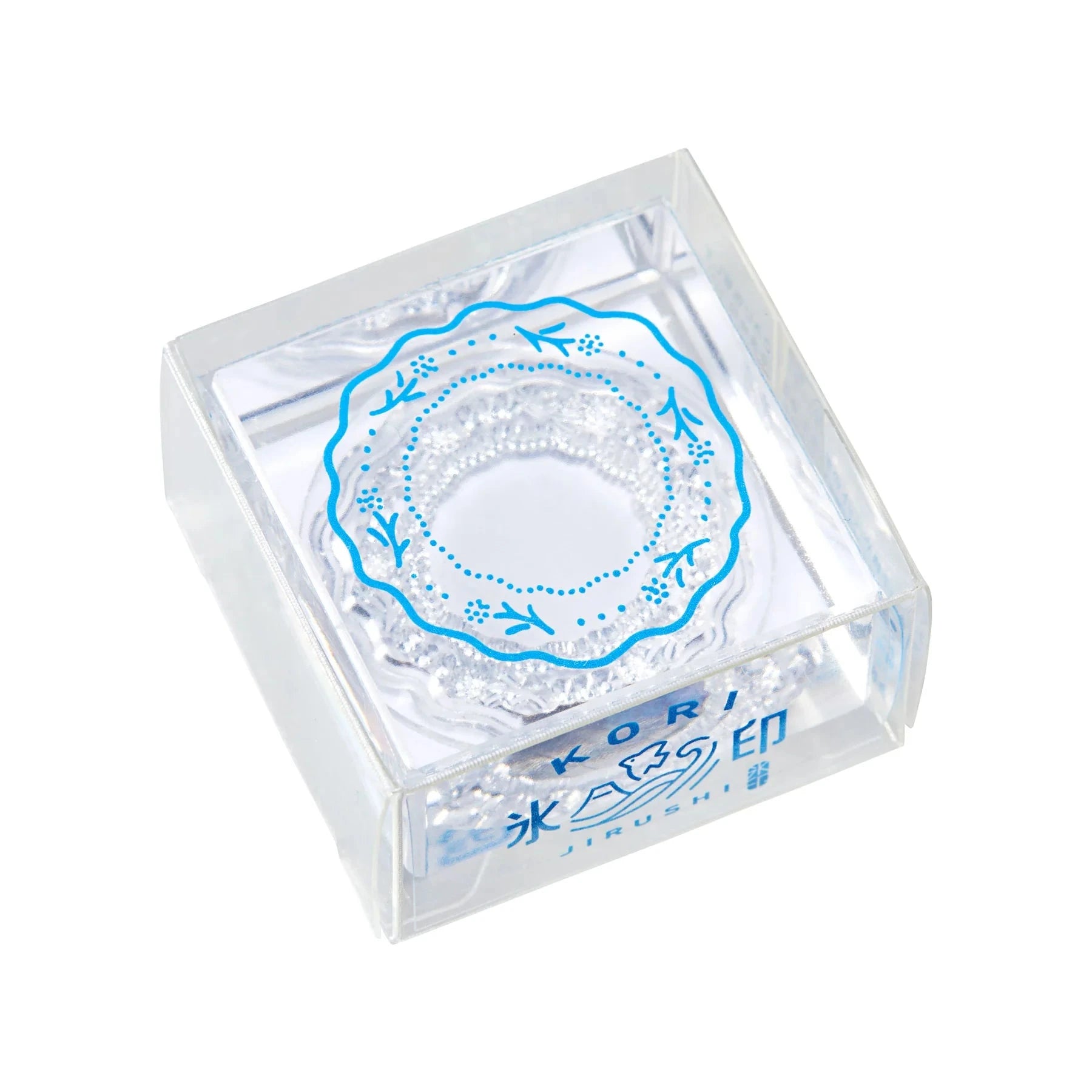 King Jim Kori Jirushi Transparent Ice Stamp - Large Size Wakka Stamps King Jim 