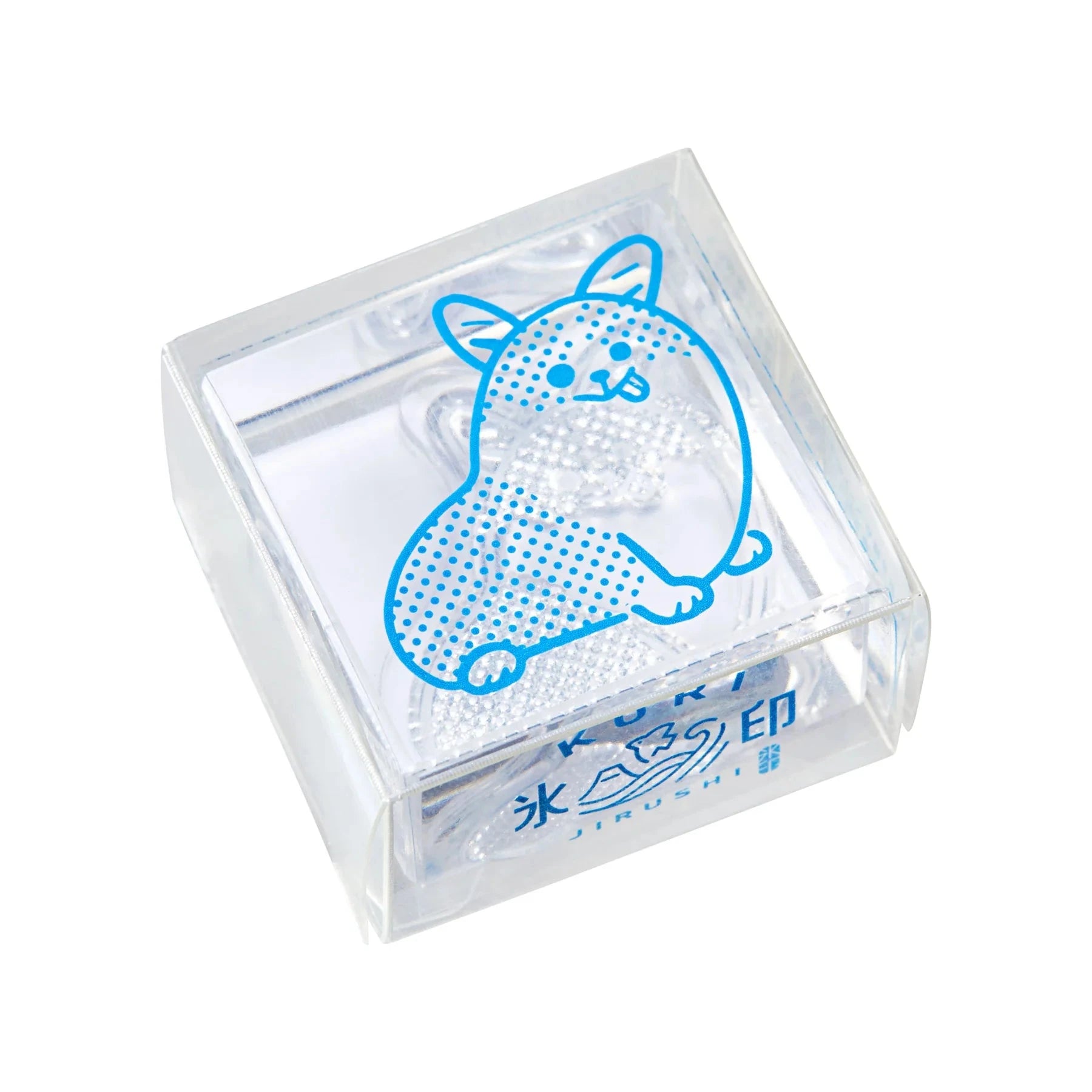 King Jim Kori Jirushi Transparent Ice Stamp - Large Size Corgi Stamps King Jim 