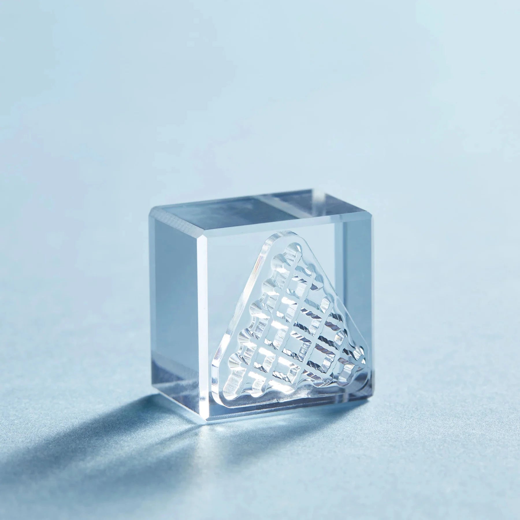 King Jim Kori Jirushi Transparent Ice Stamp - Small Size Sankaku Stamps King Jim 