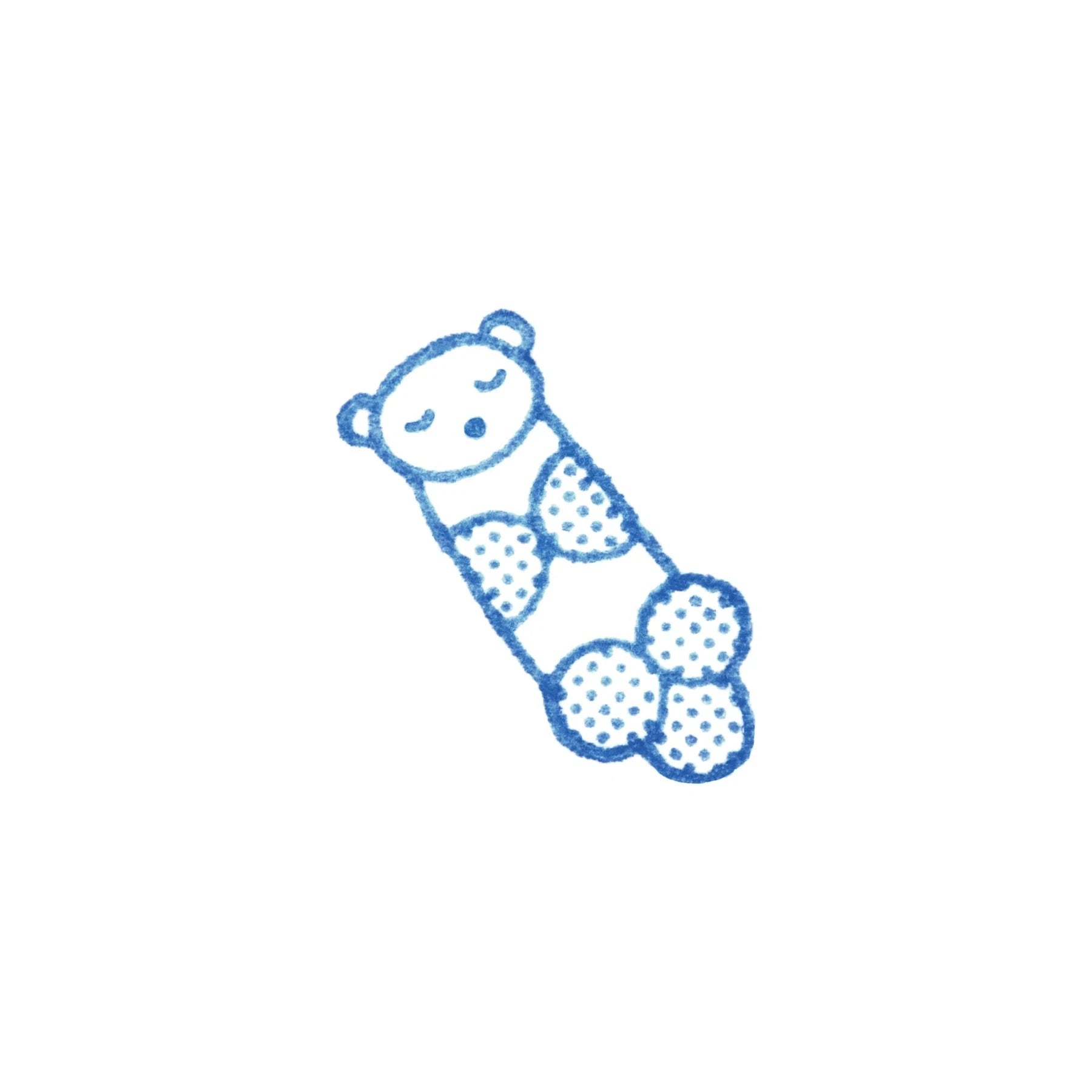 King Jim Kori Jirushi Transparent Ice Stamp - Small Size Sea Otter Stamps King Jim 