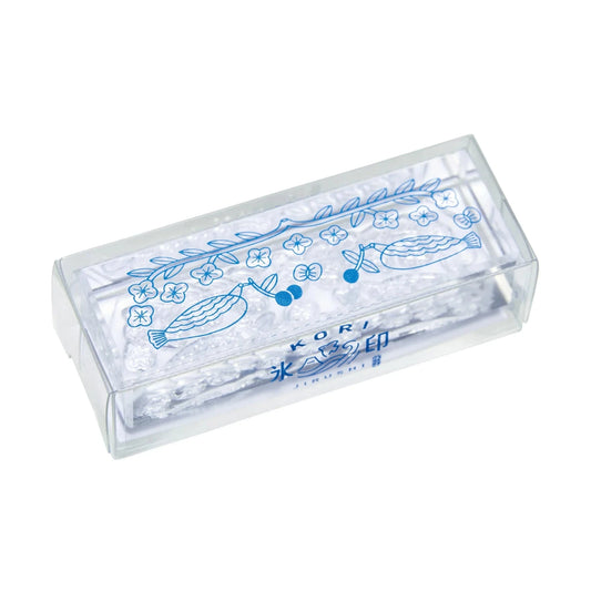 King Jim Kori Jirushi Transparent Ice Stamp - Long Size Yasragi Stamps King Jim 