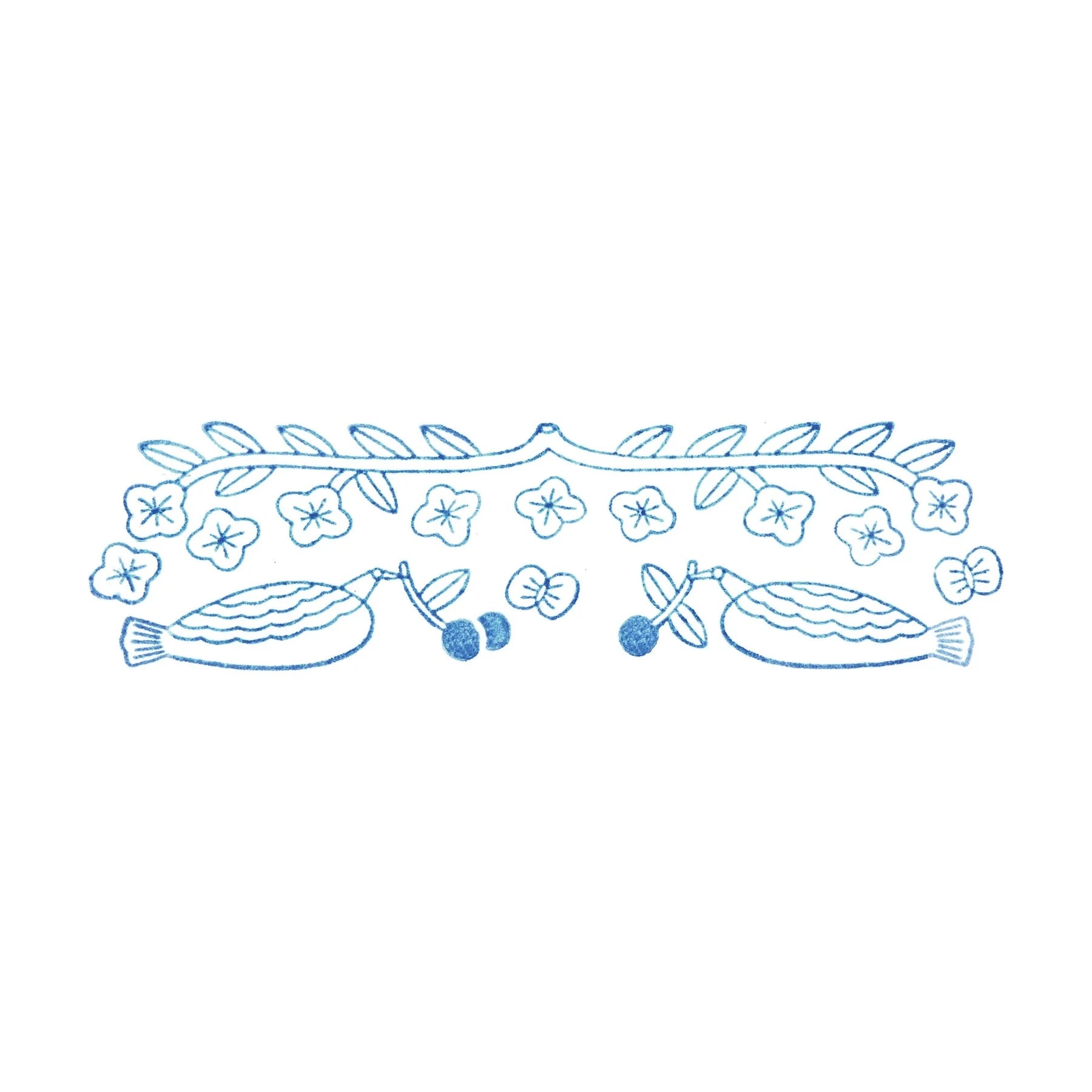 King Jim Kori Jirushi Transparent Ice Stamp - Long Size Yasragi Stamps King Jim 