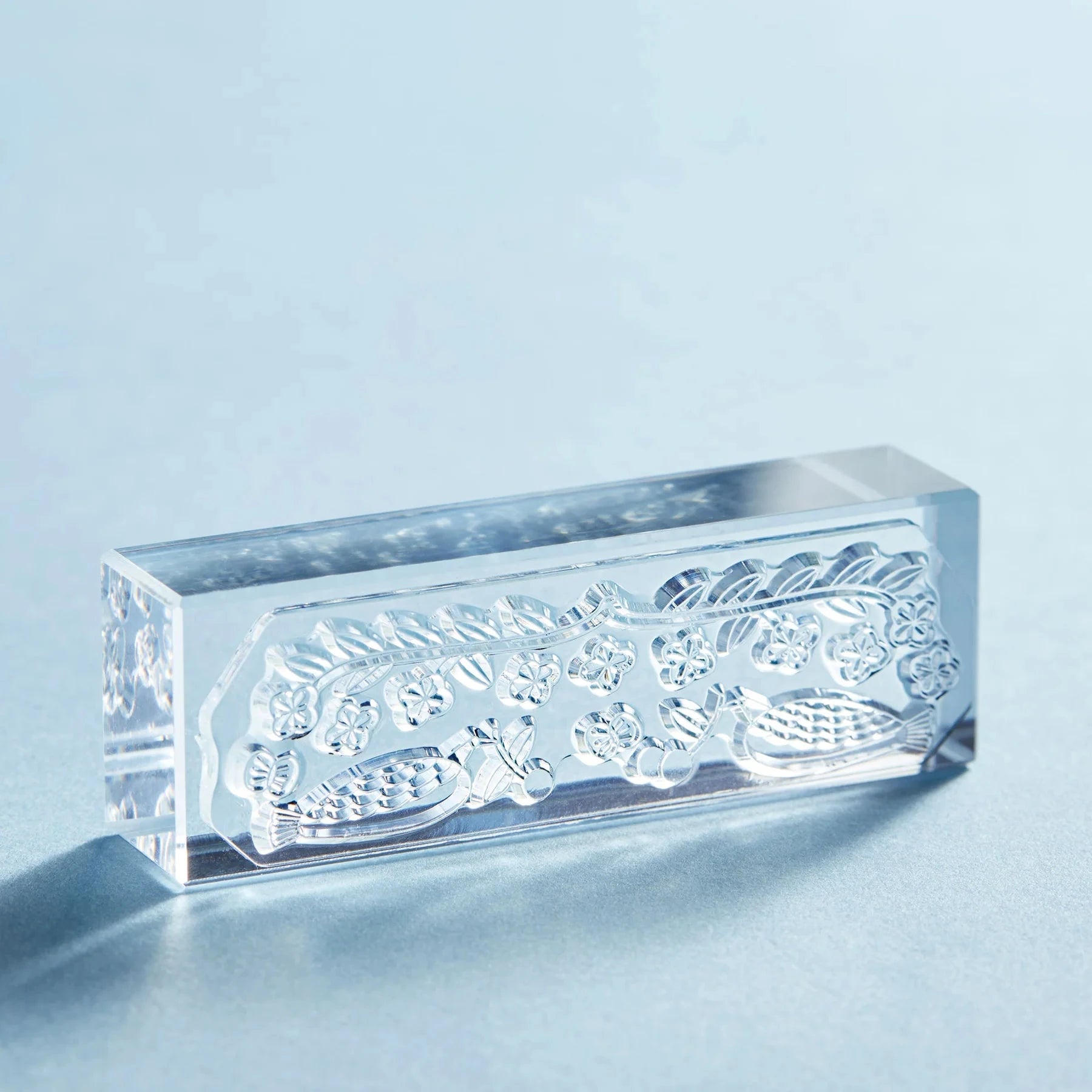 King Jim Kori Jirushi Transparent Ice Stamp - Long Size Yasragi Stamps King Jim 