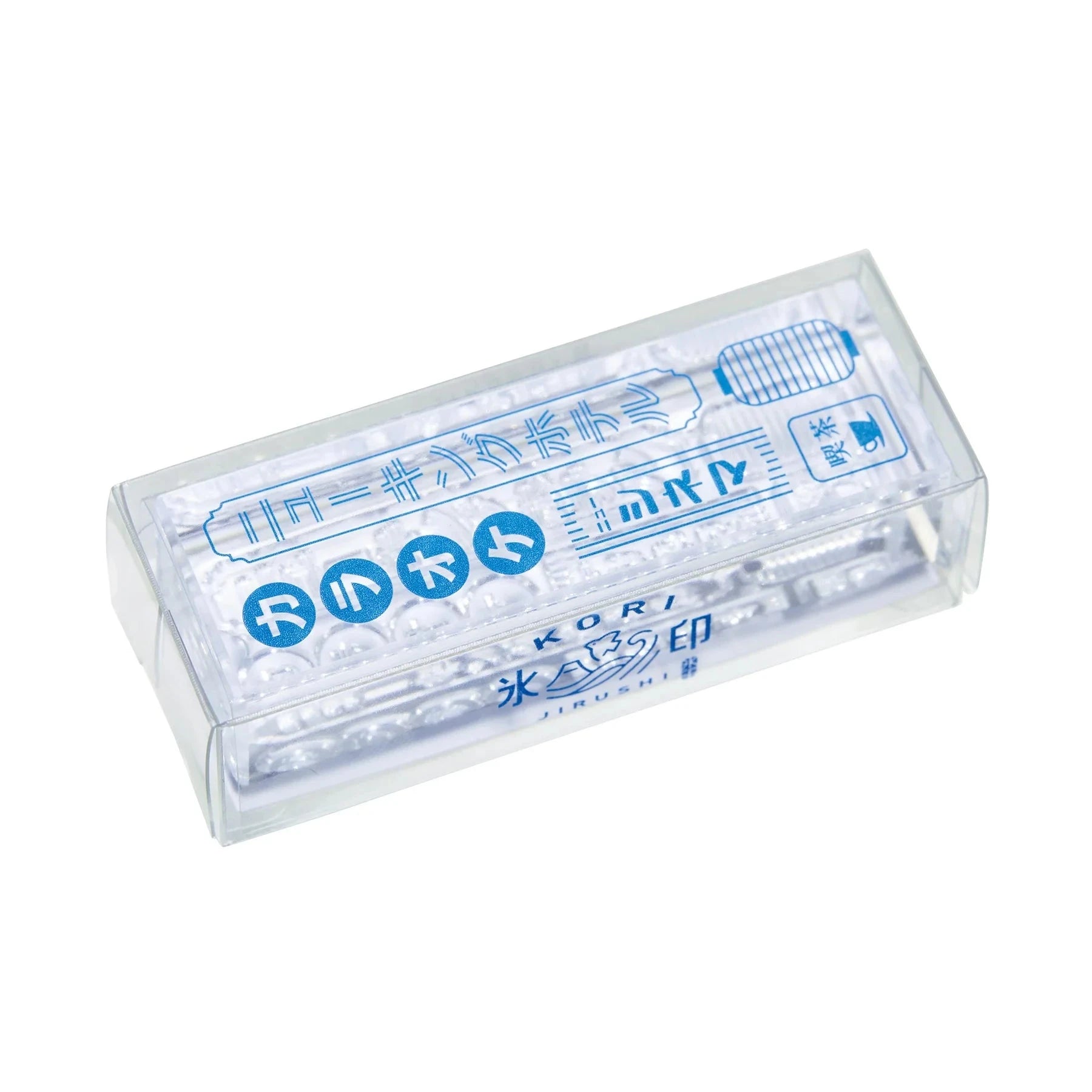 King Jim Kori Jirushi Transparent Ice Stamp - Long Size Neon Stamps King Jim 