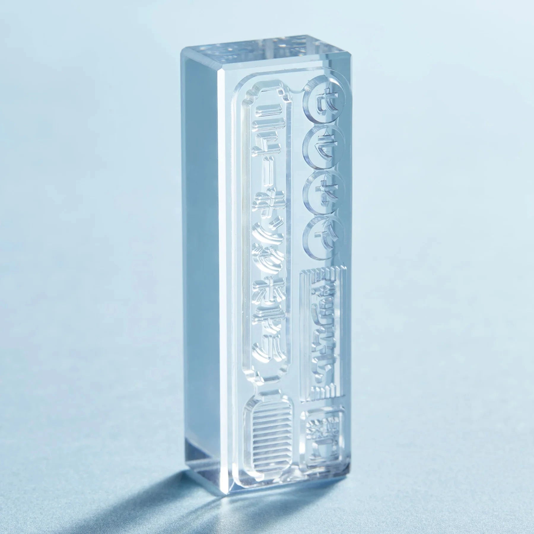 King Jim Kori Jirushi Transparent Ice Stamp - Long Size Neon Stamps King Jim 