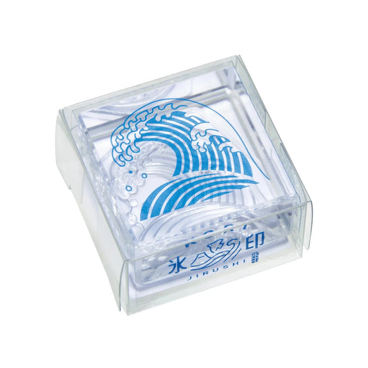 King Jim Kori Jirushi Transparent Ice Stamp - Large Size Nami Stamps King Jim 