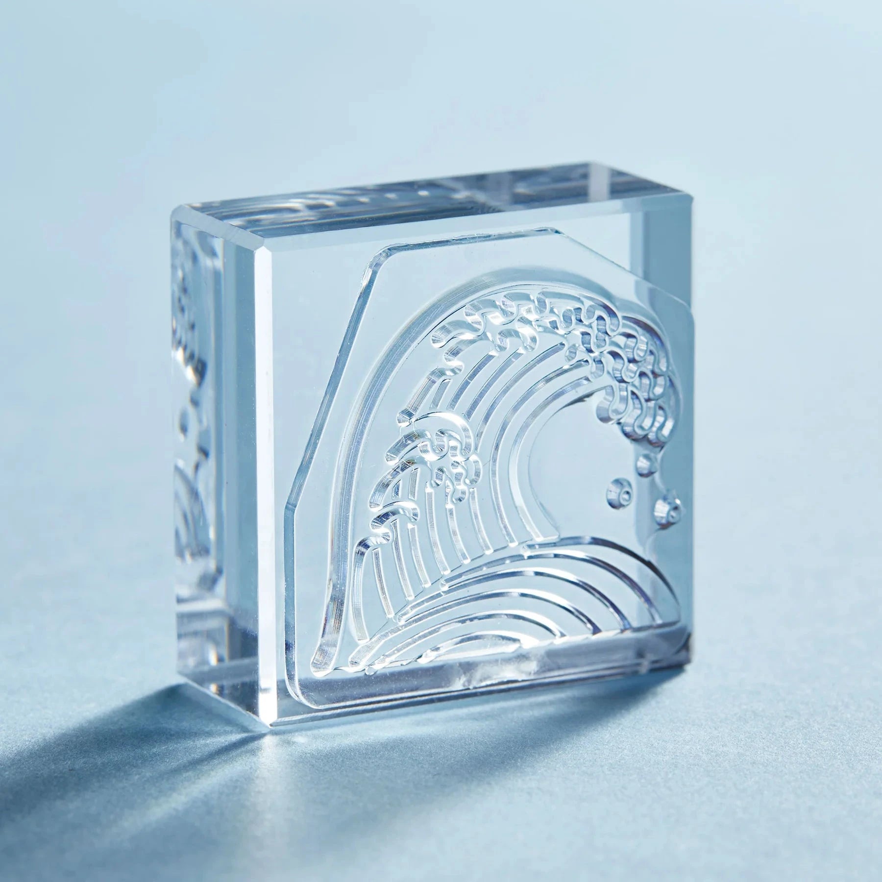 King Jim Kori Jirushi Transparent Ice Stamp - Large Size Nami Stamps King Jim 