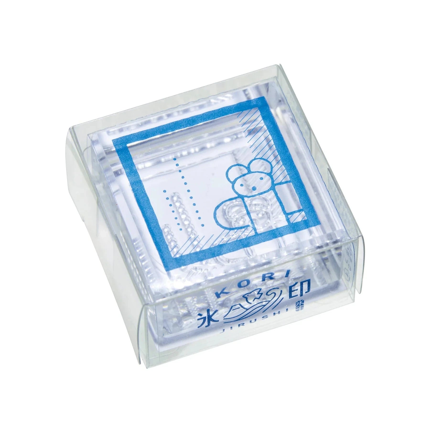 King Jim Kori Jirushi Transparent Ice Stamp - Large Size Madobe Stamps King Jim 