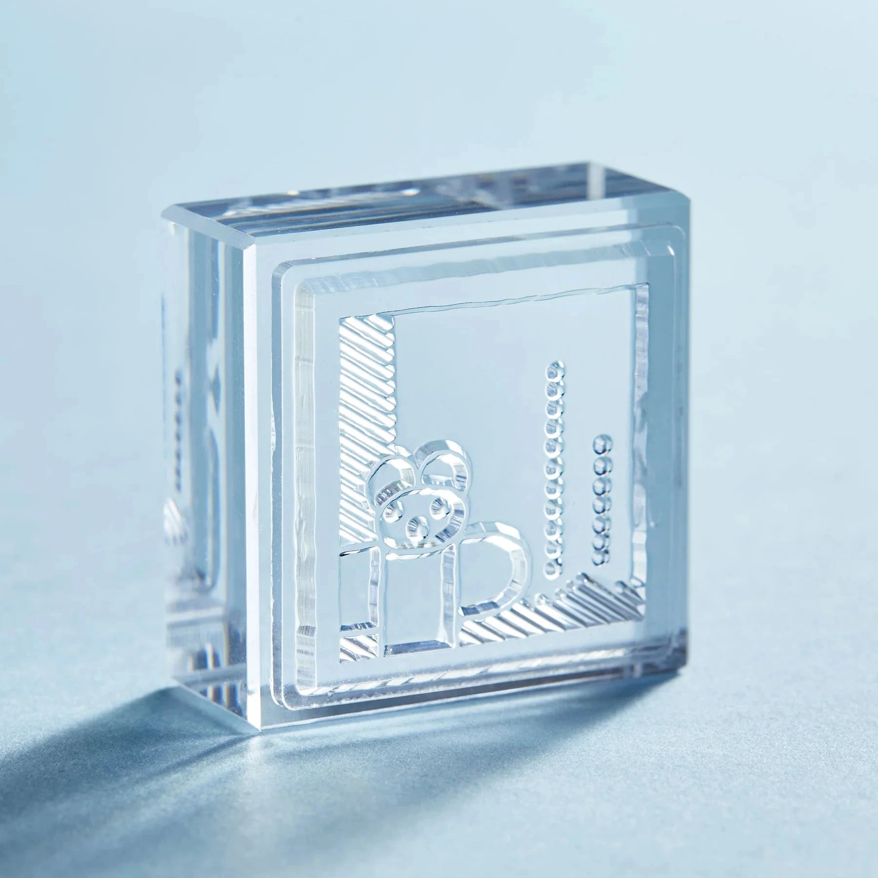 King Jim Kori Jirushi Transparent Ice Stamp - Large Size Madobe Stamps King Jim 