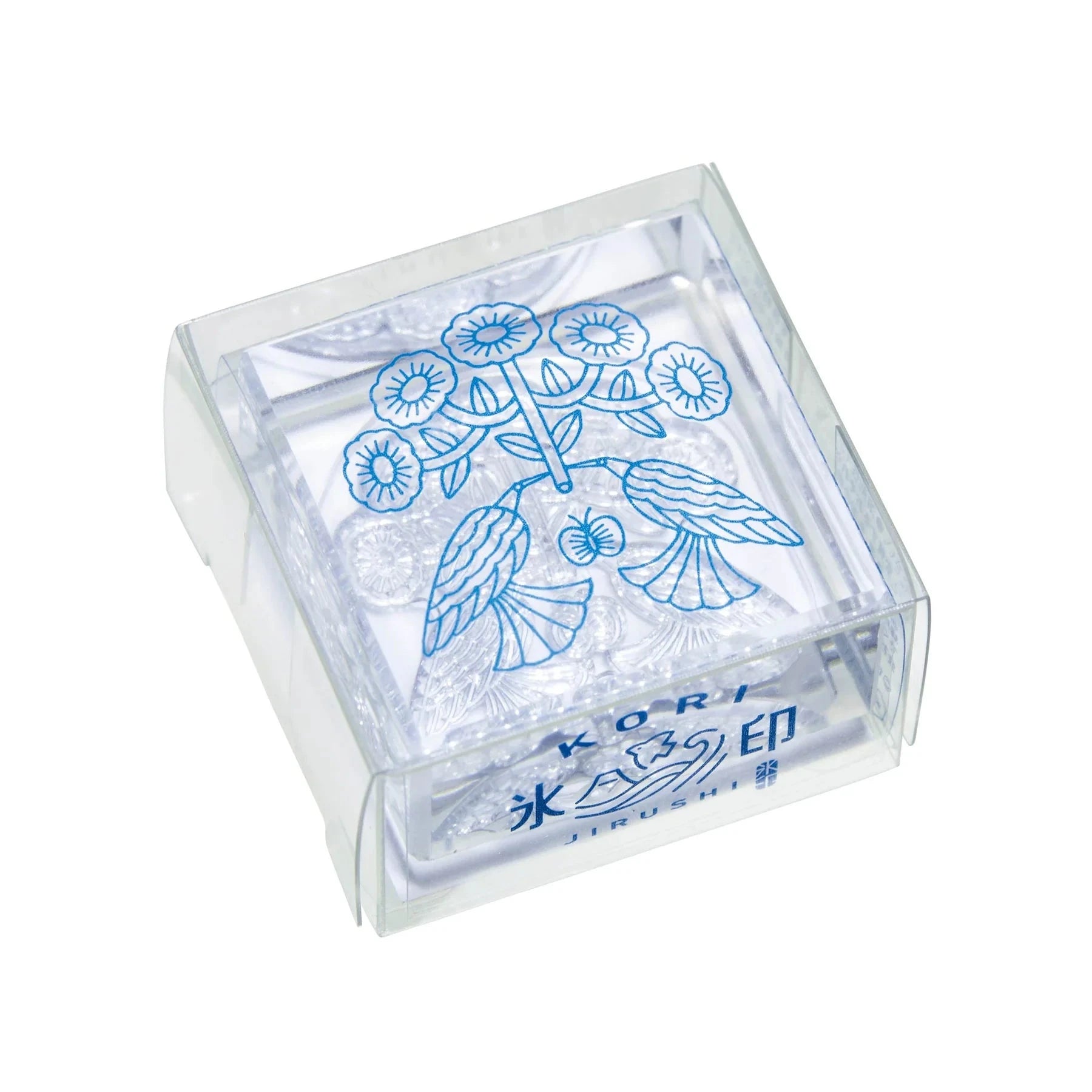 King Jim Kori Jirushi Transparent Ice Stamp - Large Size Hanahiraku Stamps King Jim 