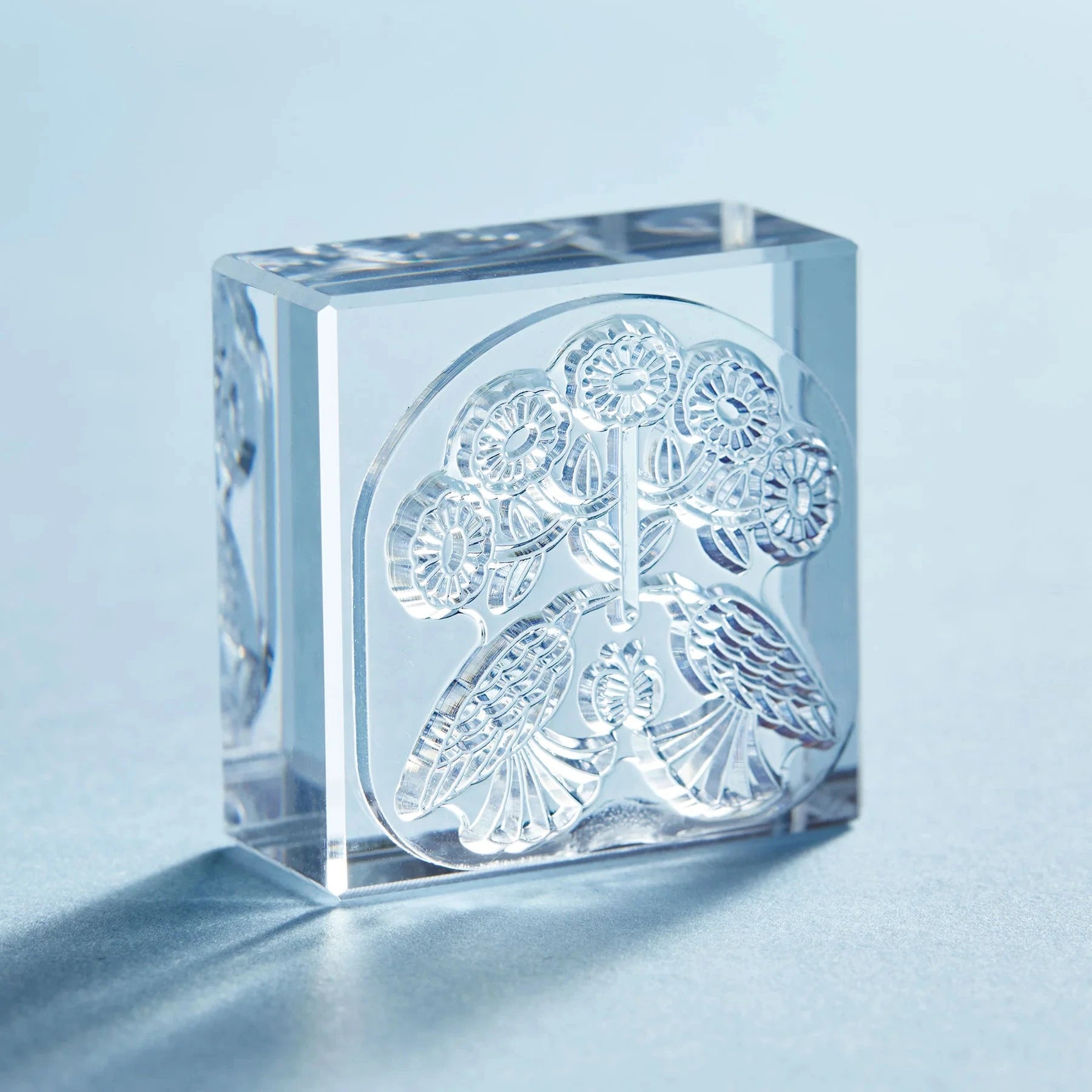 King Jim Kori Jirushi Transparent Ice Stamp - Large Size Hanahiraku Stamps King Jim 
