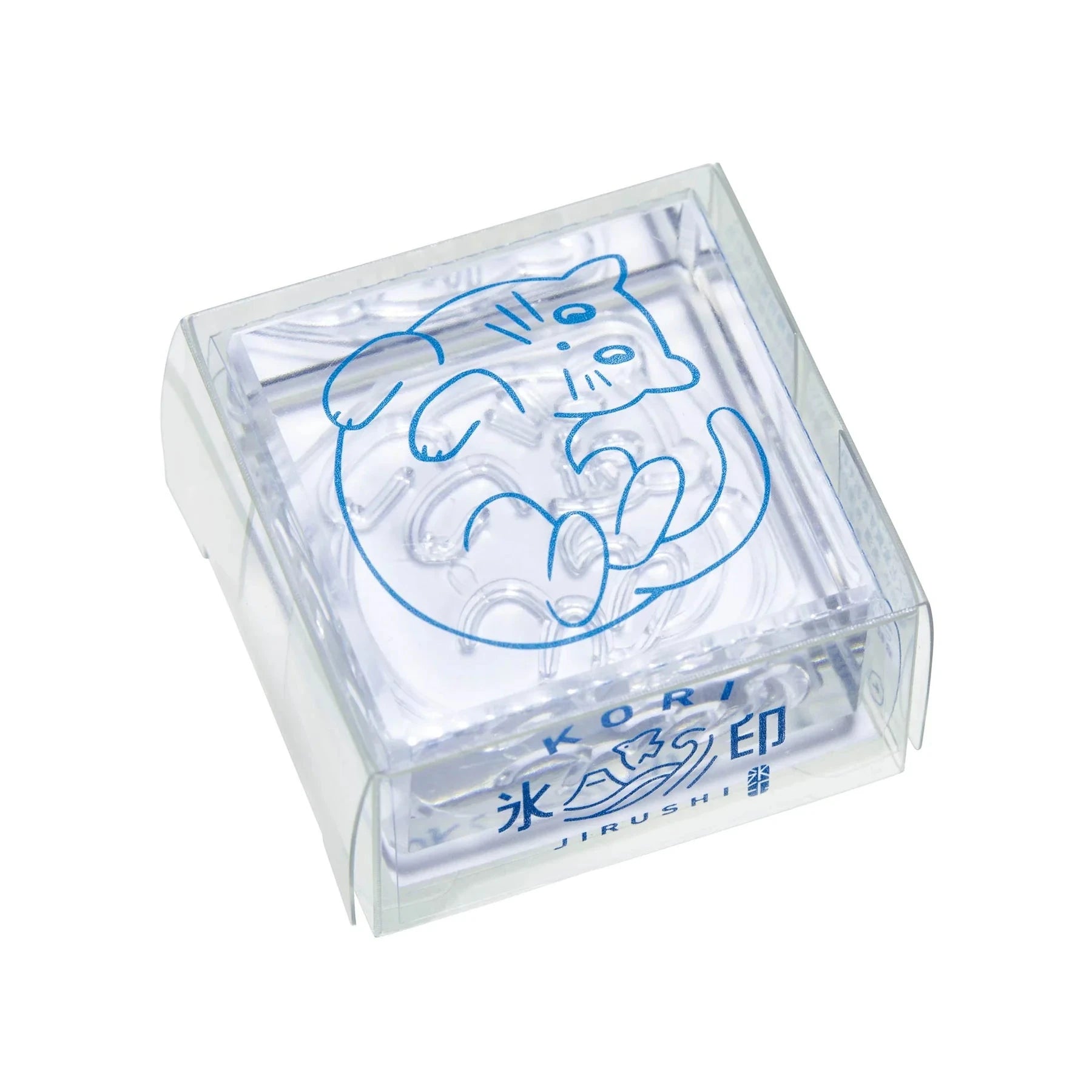 King Jim Kori Jirushi Transparent Ice Stamp - Large Size Cat Stamps King Jim 