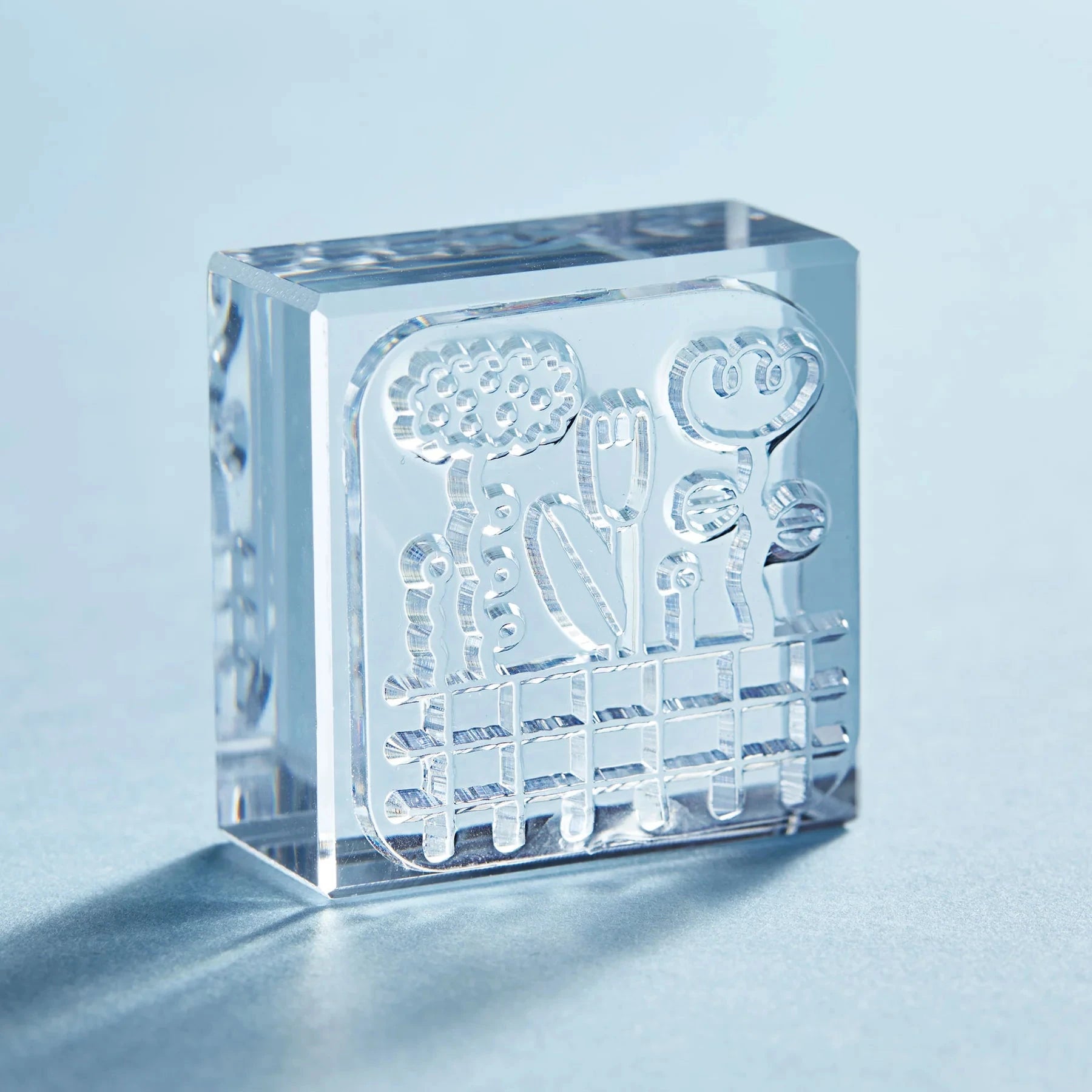 King Jim Kori Jirushi Transparent Ice Stamp - Large Size Kadan Stamps King Jim 