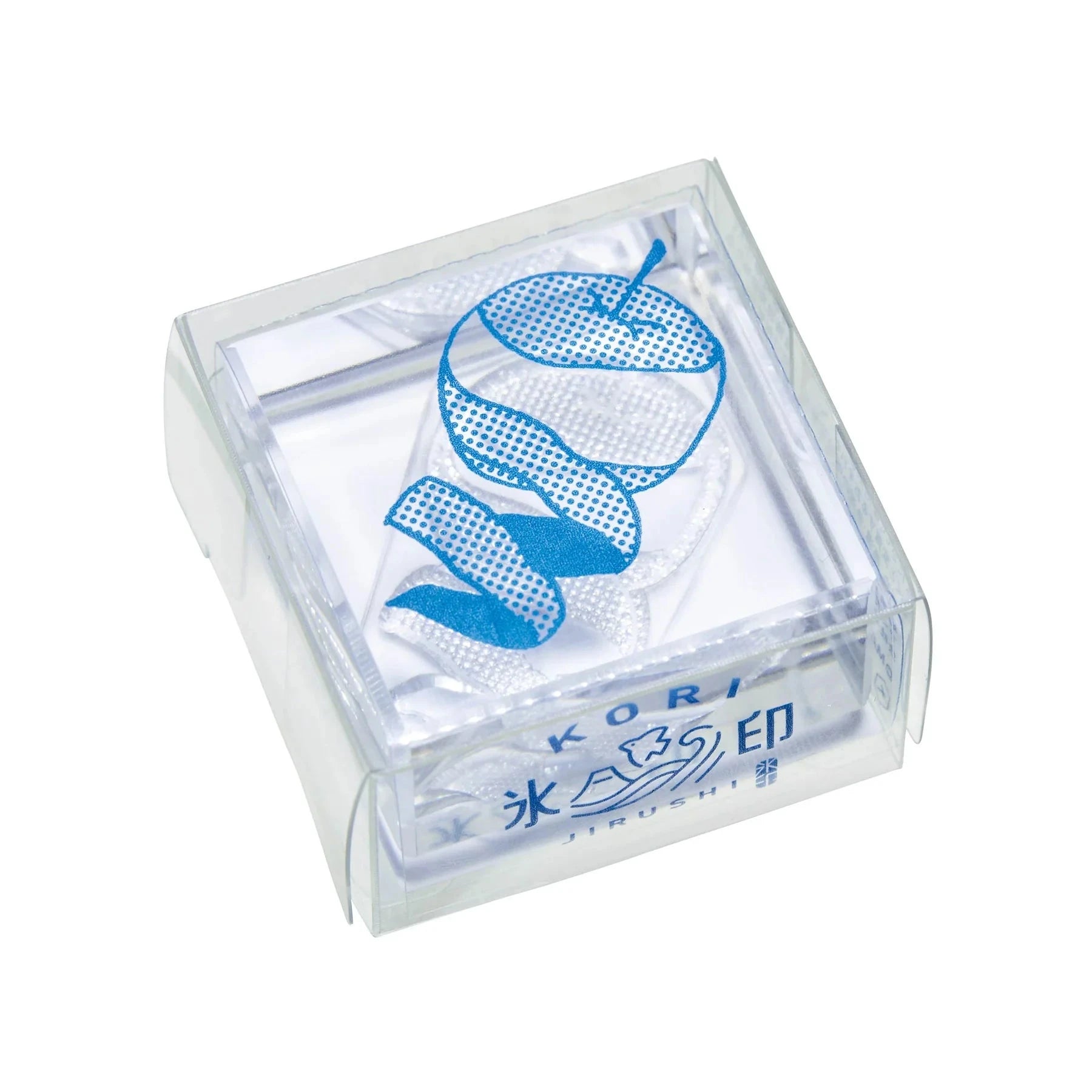King Jim Kori Jirushi Transparent Ice Stamp - Large Size Apple Stamps King Jim 