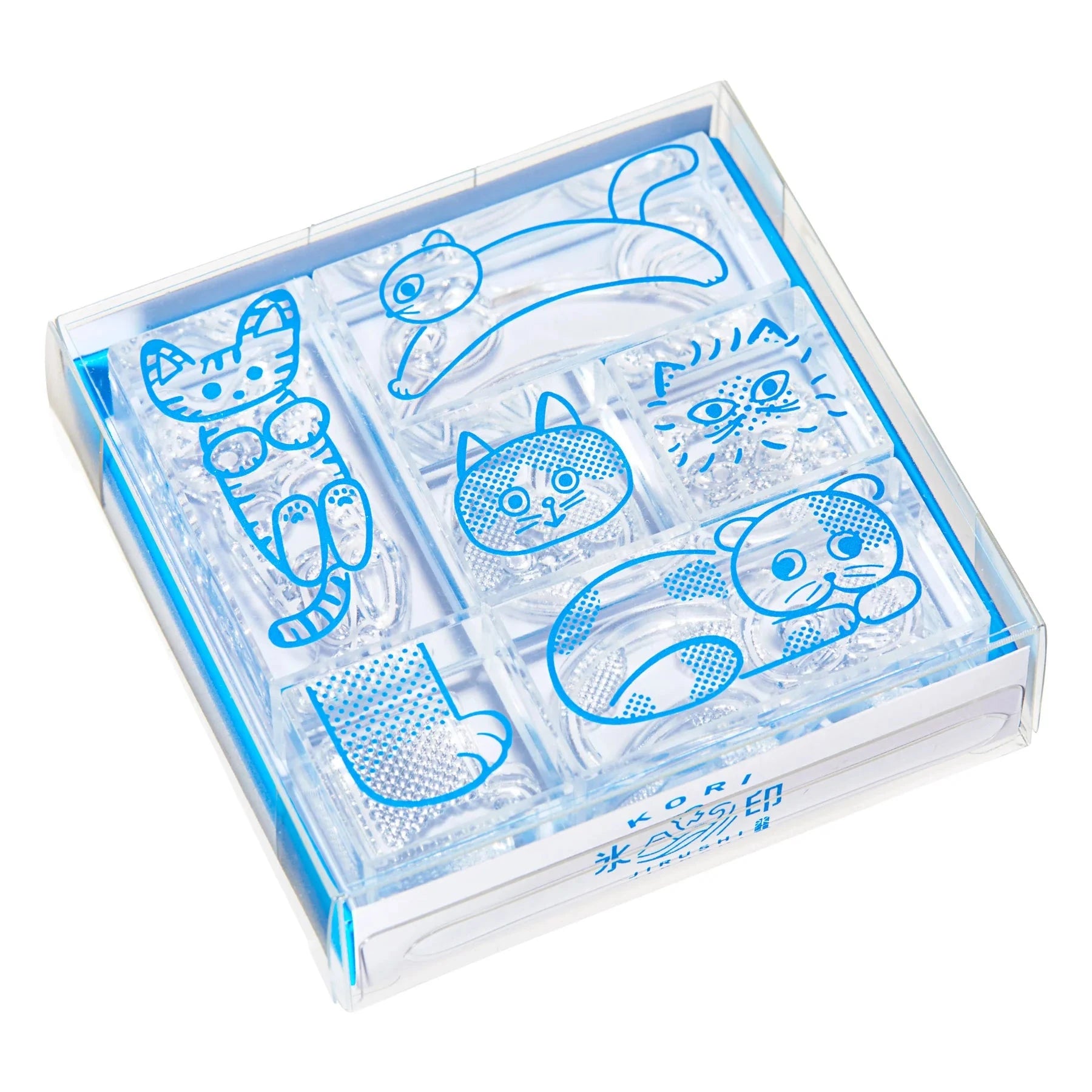 King Jim Transparent Ice Stamp - Cat Set Stamps King Jim 