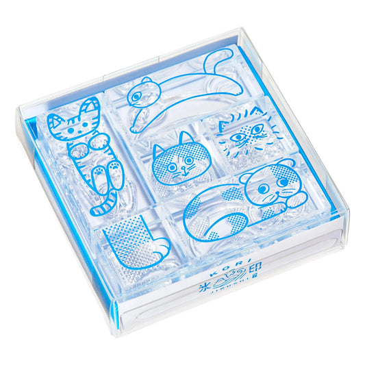 King Jim Transparent Ice Stamp - Cat Set Stamps King Jim 