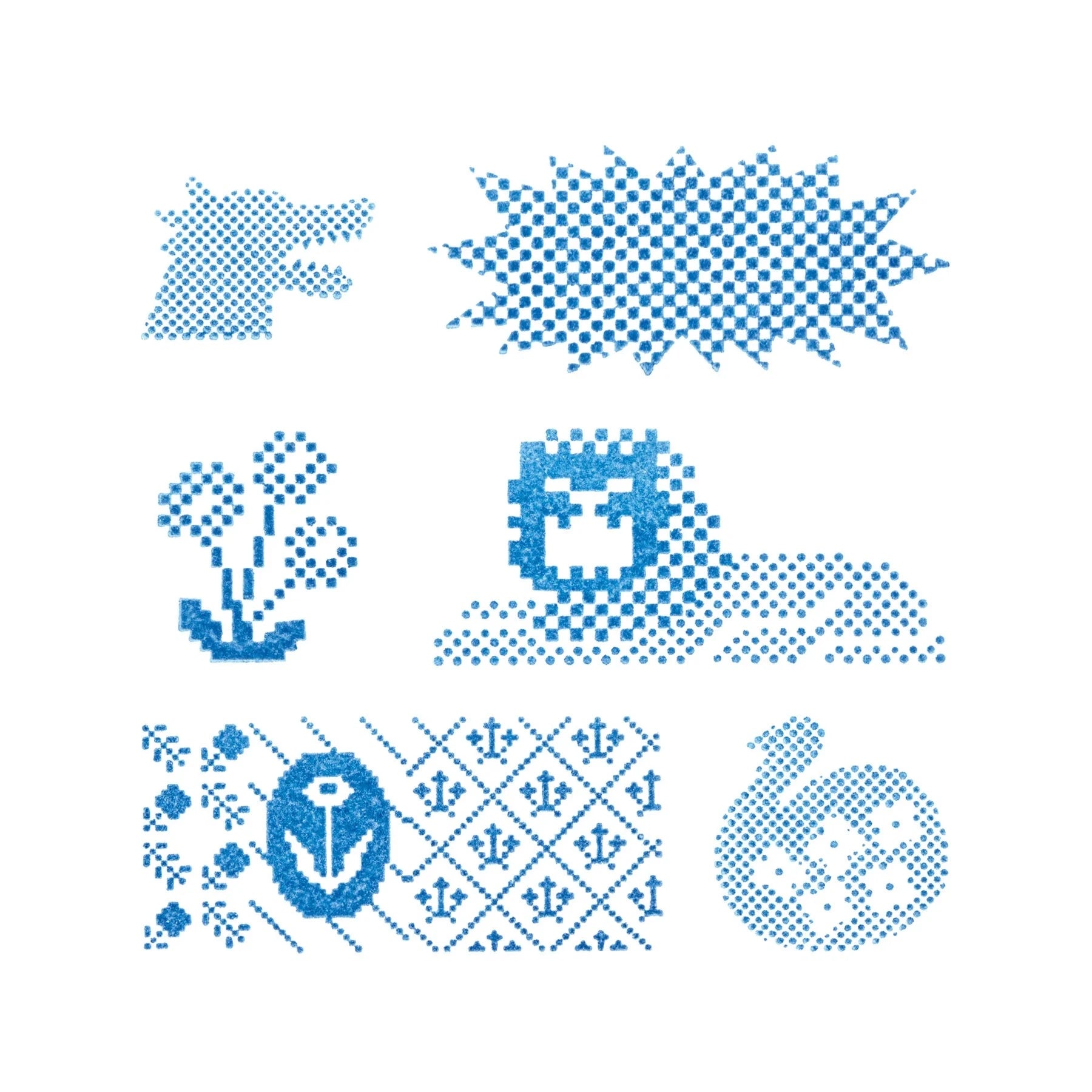 King Jim Transparent Ice Stamp - Dot Set Stamps King Jim 