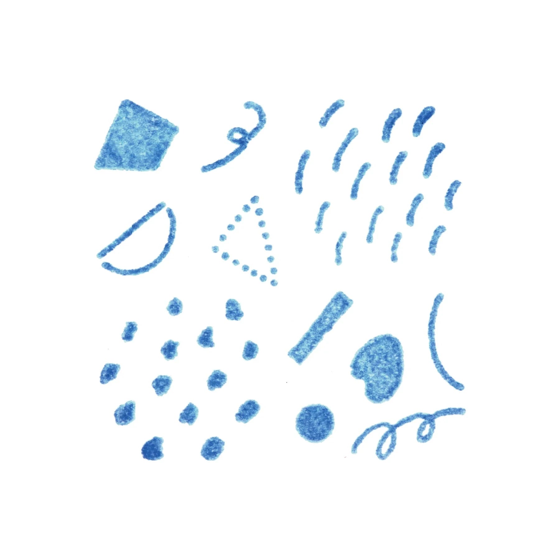 King Jim Kori Jirushi Transparent Ice Stamp - Large Size Nuance Stamps King Jim 
