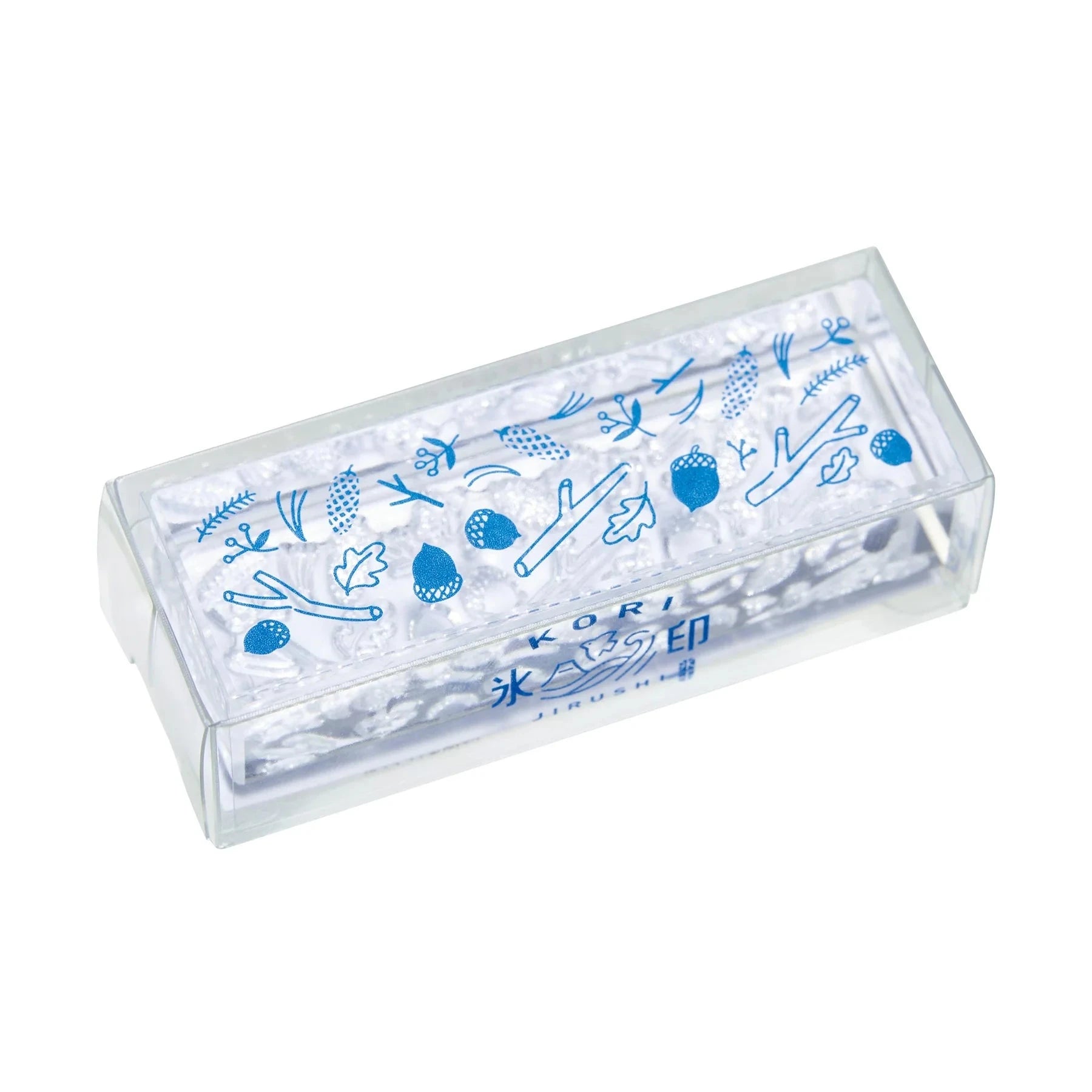 King Jim Kori Jirushi Transparent Ice Stamp - Long Size Kinami Stamps King Jim 
