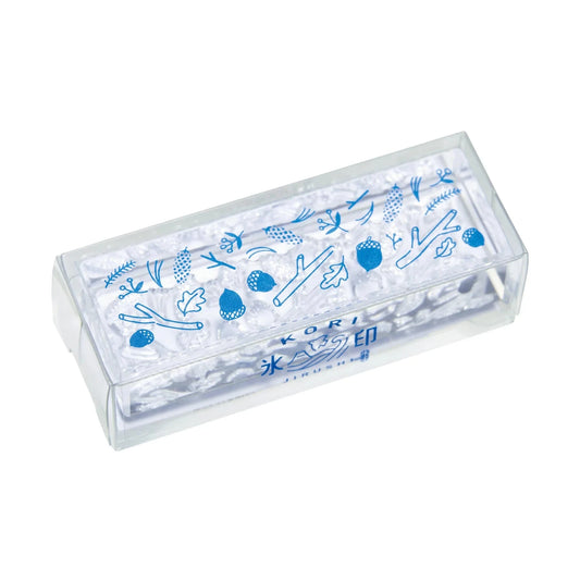 King Jim Kori Jirushi Transparent Ice Stamp - Long Size Kinami Stamps King Jim 