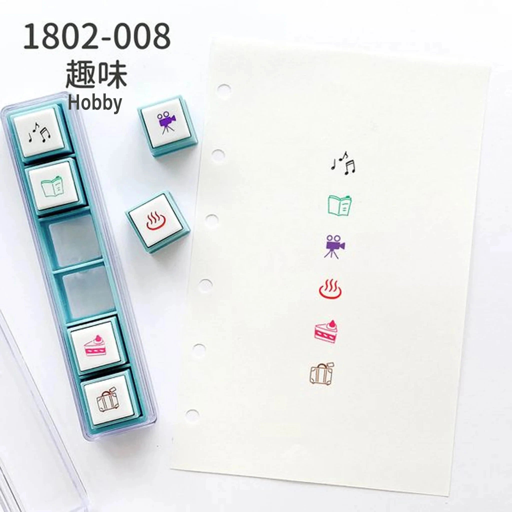 Kodomo no Kao Pochitto Pick! Push Button Stamp Set - Hobby Stamps Kodomo 