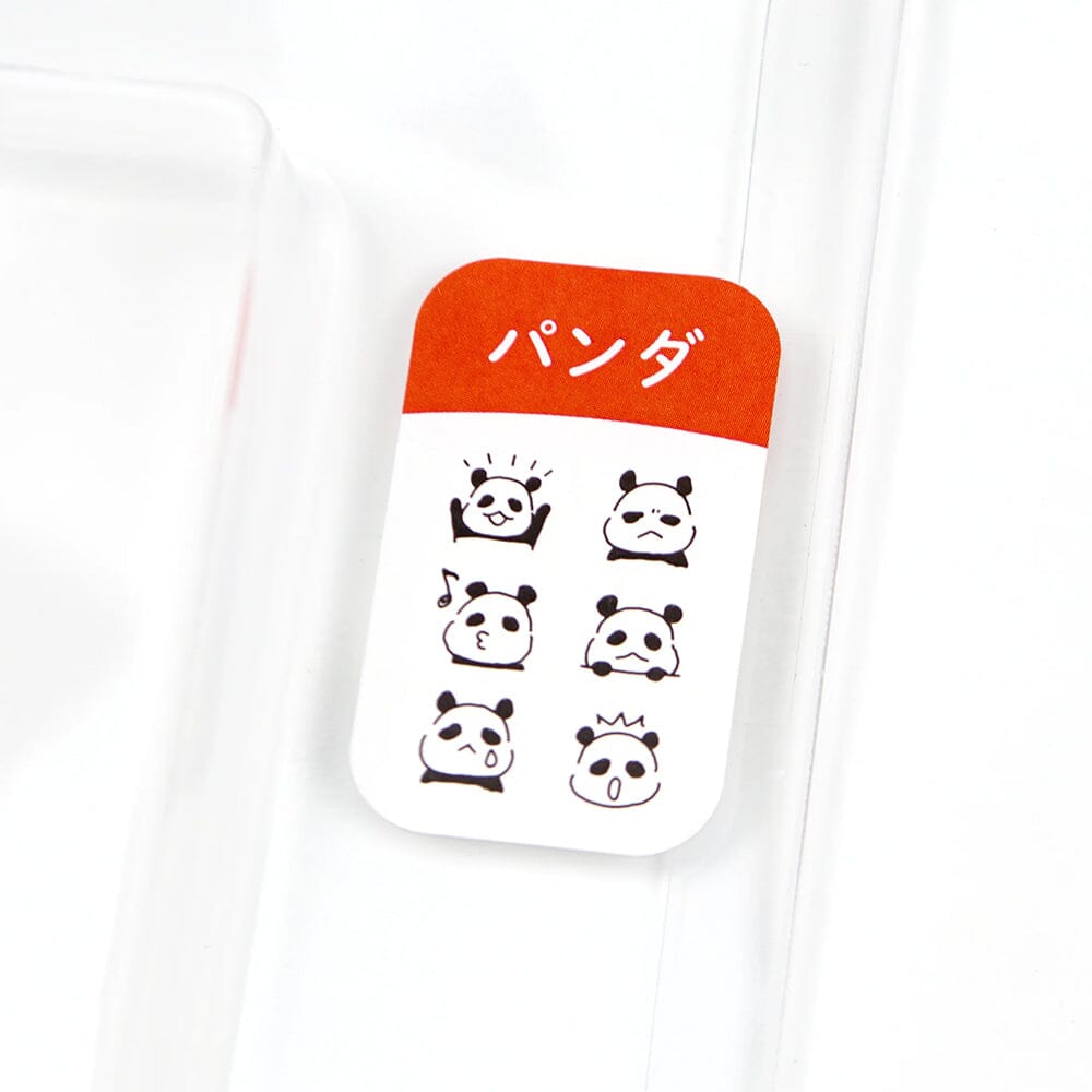 Kodomo no Kao Pochitto Pick! Push Button Stamp Set - Panda Moods Stamps Kodomo 
