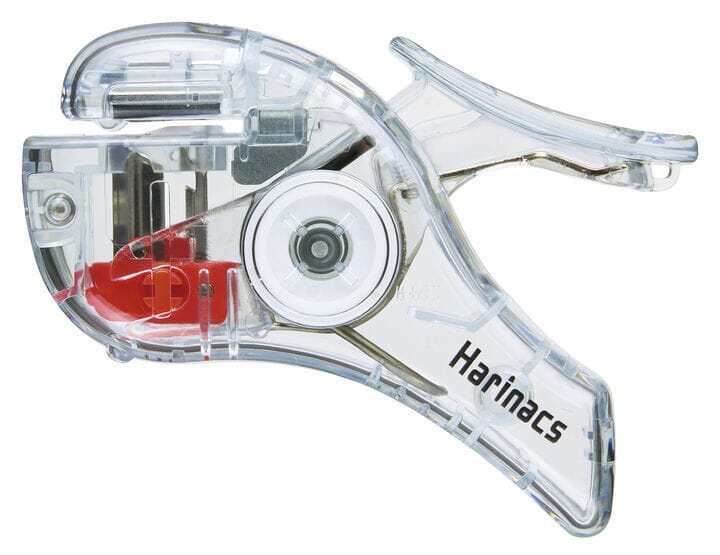 Kokuyo Transparent Mechanism Staple-Less Stapler Tools & Accessories Kokuyo White 