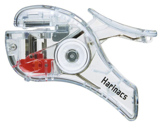 Kokuyo Transparent Mechanism Staple-Less Stapler Tools & Accessories Kokuyo White 