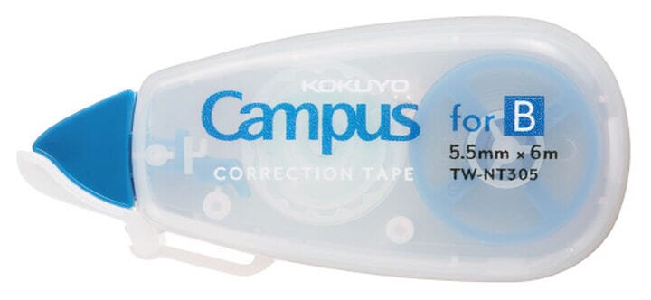 Kokuyo Campus Correction Tape - Blue Accents Tools & Accessories Kokuyo 
