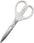 Kokuyo Saxa Slim Adhesive Resistant Scissors Tools & Accessories Kokuyo Gray 