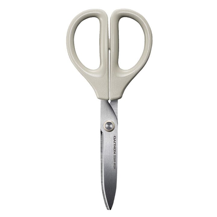 Kokuyo Saxa Slim Adhesive Resistant Scissors Tools & Accessories Kokuyo Gray 