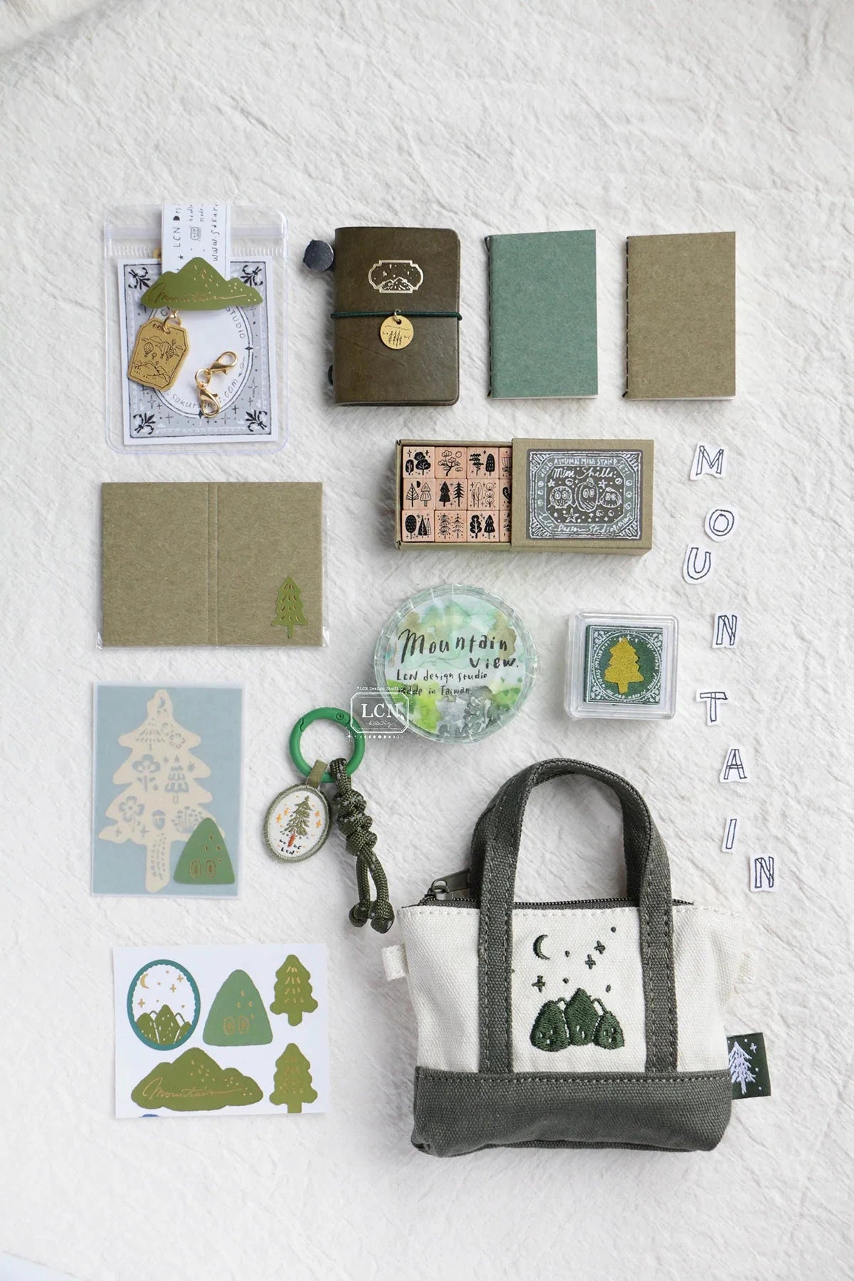 LCN Design Studio Mini Tote Stationery Set - Mountain Set LCN 