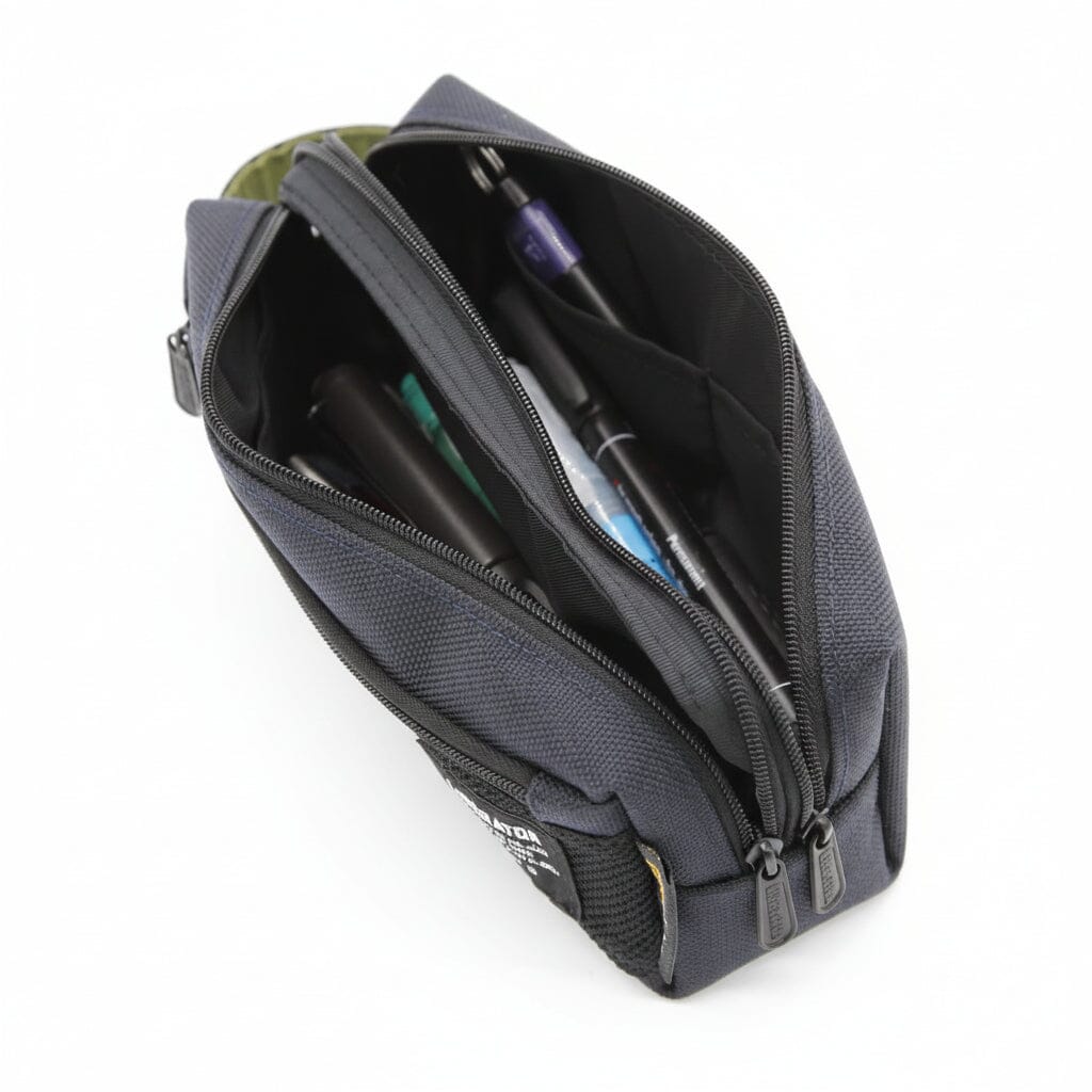 Luddite Radite Cordura Box Pen Case - Navy Storage Luddite 